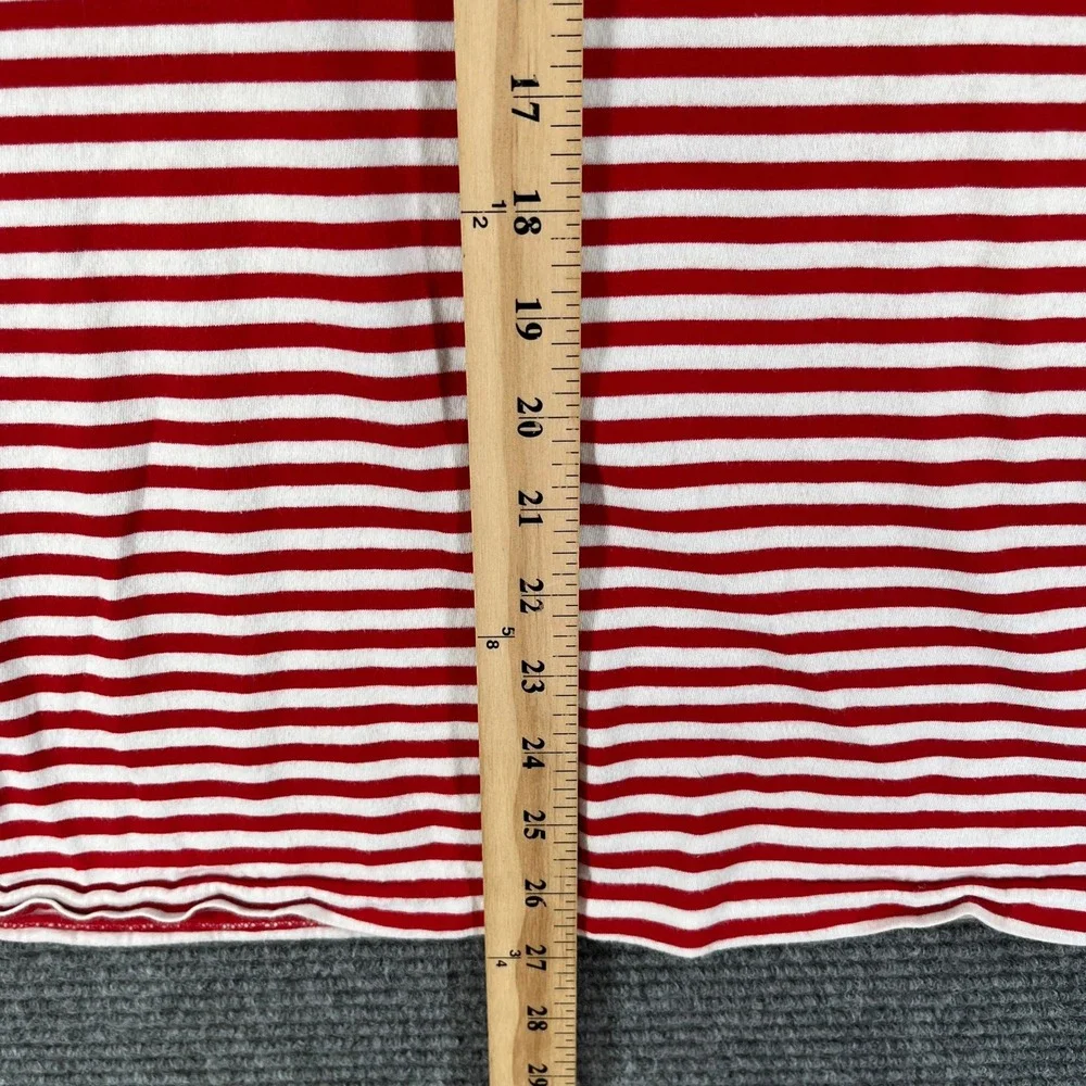 Polo Ralph Lauren Striped T-Shirt Mens M Red White Horizontal Stripe Casual Tee